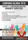 Flyer Calçadistas de Jaú - Campanha Salarial 2019