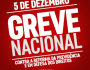 Centrais convocam greve nacional contra reforma da Previdência e por direitos