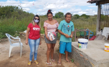 Distribução de 150 cestas no Ceará