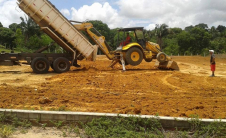 Sindtêxtil  João Pessoa está construindo campo de futebol na área de lazer da entidade