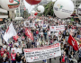 Marcha de milhares em São Paulo é preparativo para greve geral em outubro