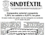 Sindtêxtil Ipojuca-PE: campanha salarialconquista 7,35%no salário e 8,75% no Piso
