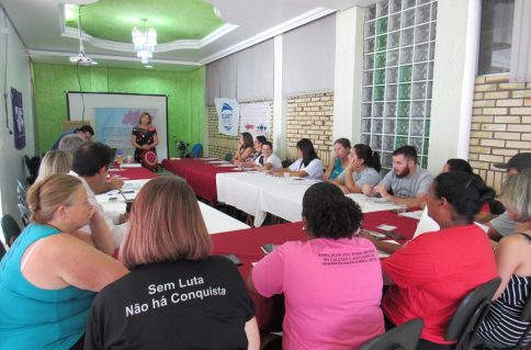 "Promover os Direitos Humanos e Fortalecer a Ação Sindical e a Igualdade de Gênero" - Encontro Regional Sul