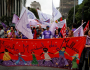 Mais de 8 mil manifestantes na Paulista por igualdade e pelo fim da violência contra a mulher