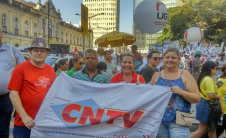 Marcha do Fórum Social Mundial Temático em Porto Alegre/RS.