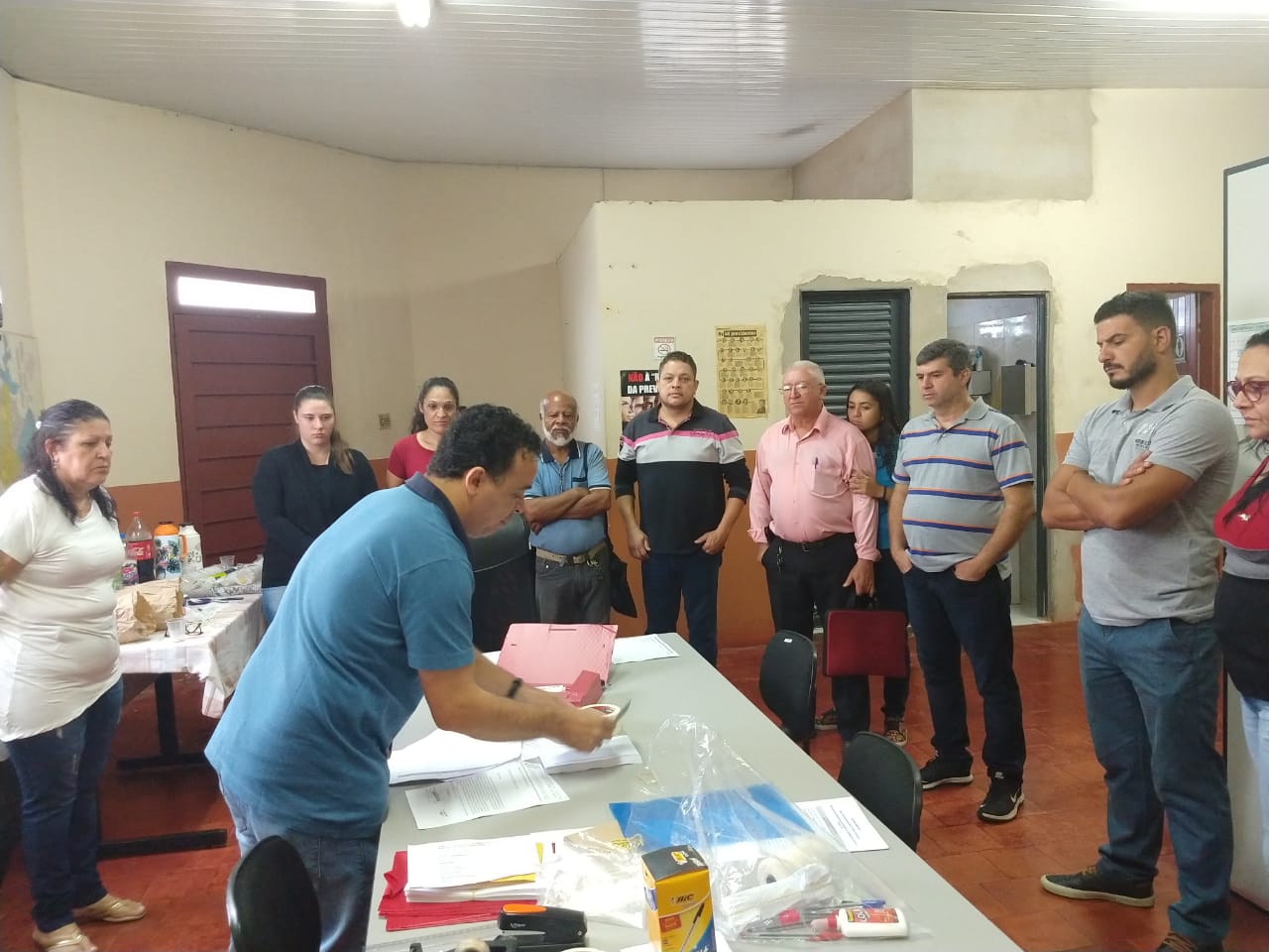 O assessor da CNTRV, Josenildo Melo, participou da eleição